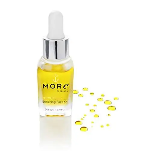 MORe di Croatia – Dubrovnik Gold Gesichtsöl mit Immortelle, Argan, Macadamia, Nachtschatten – Reichhaltige Anti-Aging Feuchtigkeitscreme – Rein, Natürlich, Parabener + Tierversuchsfrei (0.5 oz / 15 ml)