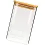 Bocal en verre UPKOCH 750ml avec couvercle en bois étanche pour stockage de nourriture, idéal pour thé, café, épices, sucre, sel. Bocal en verre UPKOCH 750ml avec couvercle en bois étanche pour stockage de nourriture, idéal pour thé, café, épices, sucre, sel.