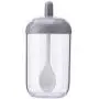 XXDTG Grey Seasoning Box-Kitchenware Baby Bottle Shaped Seasoning Box, Household Transparent Seasoning Jar with Lid XXDTG Grey Seasoning Box-Kitchenware Baby Bottle Shaped Seasoning Box, Household Transparent Seasoning Jar with Lid