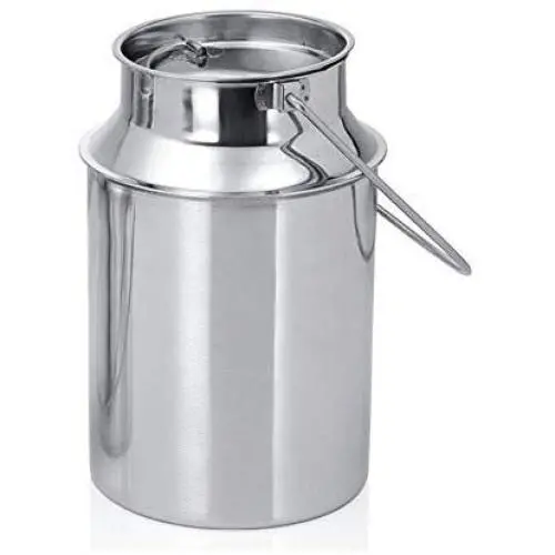 King International 100% Stainless Steel Milk Storage Can Milk Canister Doli | Dolu | Dolchi Milk Bucket Gallon Milker - 1.5 liter with Lid- Ideal For Storing and Transporting Liquid King International 100% Stainless Steel Milk Storage Can Milk Canister Doli | Dolu | Dolchi Milk Bucket Gallon Milker - 1.5 liter with Lid- Ideal For Storing and Transporting Liquid