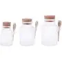 XISAOK Scrub Salt Bottle Sealed Jar Wooden Spoon Soft CorkFrosted Seal Bottle 200ml XISAOK Scrub Salt Bottle Sealed Jar Wooden Spoon Soft CorkFrosted Seal Bottle 200ml