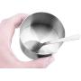 Seasoning Jar Portable Antirust Sugar Bowl with Lid and Spoon Sugar Container Condiment Bowls for Storaging Sugar Salt for Kitchen Spices Storage