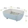 Ensemble Rociquet/Filtre et Bol, Paniers de Filtration à Double Couche pour Fruits et Légumes, Lavage et Mélange (20x29x11 cm) Ensemble Rociquet/Filtre et Bol, Paniers de Filtration à Double Couche pour Fruits et Légumes, Lavage et Mélange (20x29x11 cm)
