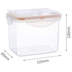 Plastic Grain Storage Jar BPA Free Plastic Airtight Food Storage Containers for Flour Sugar Baking Supplies