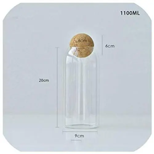 Réservoir en Verre Multifonctionèle Scellé pour Conserves de Nourriture, Graines, Contenant de Rangement, Pot de Thé, Outil, 1100ml Réservoir en Verre Multifonctionèle Scellé pour Conserves de Nourriture, Graines, Contenant de Rangement, Pot de Thé, Outil, 1100ml