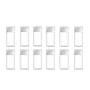 Pack of 12PCS 0.5oz/15ml Empty Clear Plastic Flip Lid Reusable Bottle Container Jar Pot Vial Used to Travel