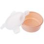 Milue Refrigerator Plastic Food Savers Keep Fresh Fruit Storage Box Mini Locking Bowl (Round)