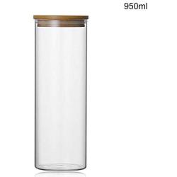 Owlhouse Storage Sealed Cans, Glass Seal Container Storage Containers, Vacuum Sealed Container with Cantilever Lid, Food Jar Canisters Tanks for Tea Yogurt, Snacks, Coffee Beans