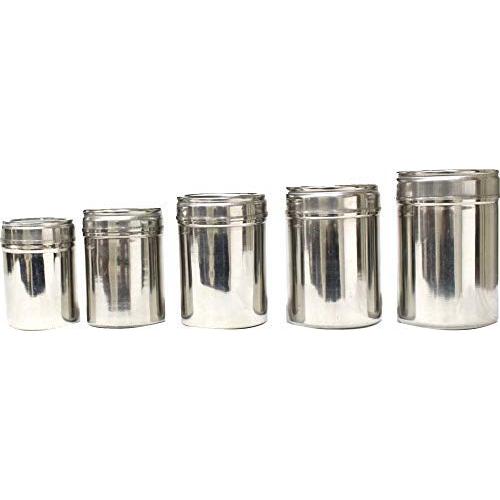 Rabinyod Bulan 5 Piece Mini Canisters With Glass Lids