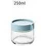 Bouteilles en verre Kitchen 250ml Bleu avec Bouchon pour Céréales, Snacks, Lait en Poudre, Bonbons, Biscuits, Récipient de Rangement Bouteilles en verre Kitchen 250ml Bleu avec Bouchon pour Céréales, Snacks, Lait en Poudre, Bonbons, Biscuits, Récipient de Rangement