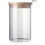 Tklets78 Kitchen Storage & Organization Safe Clear Borosilicate Glass Jar with Lid, Canister for Food 16.9 fl oz (500 ml)