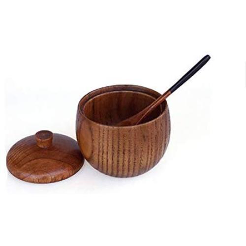 Mini Spice Jars Creative seasoning tank solid wood solid seasoning box kitchen supplies
