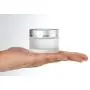 3er Set 5 ml 1/6 oz Frost-Optische Klare Glasbehälter mit Innenfolie und Silberdeckel Leere Wiederbefüllbare Kosmetikbehälter für Creme Lippenbalsam Lotion Aufbewahrungsflaschen für Reiseproben