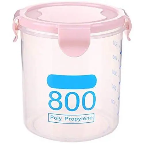 Réservoir de Stockage de Graines pour Cuisine GoDeal, Boîte Transparente en Plastique Scellée, Contenant Alimentaire Rose 800ml Réservoir de Stockage de Graines pour Cuisine GoDeal, Boîte Transparente en Plastique Scellée, Contenant Alimentaire Rose 800ml