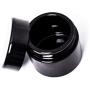 ultravioLeaf 30 ml (1 fl oz) Pocket Size Black Ultraviolet Glass Screw Top Jar | Airtight Stash Container 3-Pack