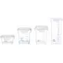 Contenants de rangement re2chiOngs avec couvercles, boîte de rangement, pot à grains gradué, joint de pot à épices pour conserve, cuisine, noix séchées, épices, 240ml Contenants de rangement re2chiOngs avec couvercles, boîte de rangement, pot à grains gradué, joint de pot à épices pour conserve, cuisine, noix séchées, épices, 240ml