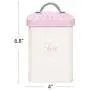 Sams Home Pink X649 Metal Square Box Home Kitchen Gifts Bread Bin/Box/Container Biscuit Tea Coffee Sugar Tin Canister Set Sams Home Pink X649 Metal Square Box Home Kitchen Gifts Bread Bin/Box/Container Biscuit Tea Coffee Sugar Tin Canister Set