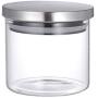 TOPBATHY Glass Food Storage Jars Airtight Sealed Canister Kitchen Moistureproof Storage Container with Stainless Steel Lid
