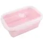3 Pcs Silicone Food Storage Containers, Portable Folding Lunch Box Space Saving BPA Free Microwave Freezer Dishwasher Safe Leak Proof Perfect 3 Pcs Silicone Food Storage Containers, Portable Folding Lunch Box Space Saving BPA Free Microwave Freezer Dishwasher Safe Leak Proof Perfect