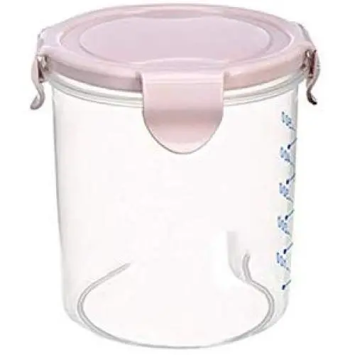 Cold Rain Buckle PP Sealed Food Container Transparent Cereal Round Storage Jar Holders Kitchen Clear Seasoning Containers New,NO.5 Cold Rain Buckle PP Sealed Food Container Transparent Cereal Round Storage Jar Holders Kitchen Clear Seasoning Containers New,NO.5