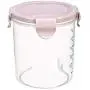Cold Rain Buckle PP Sealed Food Container Transparent Cereal Round Storage Jar Holders Kitchen Clear Seasoning Containers New,NO.5 Cold Rain Buckle PP Sealed Food Container Transparent Cereal Round Storage Jar Holders Kitchen Clear Seasoning Containers New,NO.5