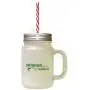 Forest GreenOld Fisherman Never Die They Just Smell That Way Frosted Glass Mason Jar With Straw