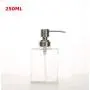 1PCS 250ml/8.5 OZ Empty Refillable Glass Shampoo Square Bottles Cosmetics Jar Pot Case Holder With Silver Pump Head And Locking System For Cleanser Makeup Essential Oil Lotion Liquids Bottles(Clear) 1PCS 250ml/8.5 OZ Empty Refillable Glass Shampoo Square Bottles Cosmetics Jar Pot Case Holder With Silver Pump Head And Locking System For Cleanser Makeup Essential Oil Lotion Liquids Bottles(Clear)