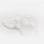 2PCS Transparent Refillable Empty Plastic Cosmetic Squeezable Vial Bottles Jar Pot with Flip Cap Toner Lotion Shower Gel Shampoo Storage Container (400ml/14oz)
