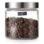 YL LY Sealed Cans Glass Bottle Kitchen Cereal Storage Box Moisture Storage Jar Food Transparent Cans Single 0.9Lx1
