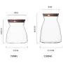 YILUYC Glass Sealed Cans, Sealed Food Storage Containers with Lids for Storing Dried Fruits, Tea, Coffee, Etc. to Keep Food Dry and Fresh YILUYC Glass Sealed Cans, Sealed Food Storage Containers with Lids for Storing Dried Fruits, Tea, Coffee, Etc. to Keep Food Dry and Fresh