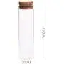 Ensemble de 5 flacons en verre transparent de 50ml avec bouchons en liège, idéal pour le stockage de petites bouteilles, les tests, le bricolage, la décoration de mariage, les cadeaux. Ensemble de 5 flacons en verre transparent de 50ml avec bouchons en liège, idéal pour le stockage de petites bouteilles, les tests, le bricolage, la décoration de mariage, les cadeaux.