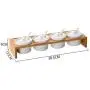 LQQGXLCondiment bottle, jar condiment storage box Spice jar white with lid ceramic sugar jar condiment jar seasoning box set with lid spoon and tray