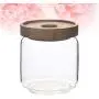 Bocal Portable UPKOCH 500ml Conteneur à Bonbons et Graines en Verre avec Couvercle en Bois (9X10.5cm) Bocal Portable UPKOCH 500ml Conteneur à Bonbons et Graines en Verre avec Couvercle en Bois (9X10.5cm)