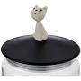 Alessi AMMI22 B Mio Jar Container, Black, Black