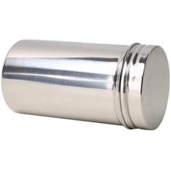 SONGLIN Simple Stainless Steel Sealed Cans Portable Storage Tank Milk Tea Cans Seasoning Jar Travel Storage Tank,7cmx13cm