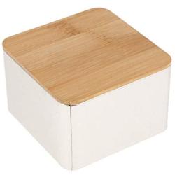 Kraft Paper Or Metal Tea Storage Box Coffee Tea Storage Jar With Bamboo Lid - E, as described