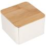 Kraft Paper Or Metal Tea Storage Box Coffee Tea Storage Jar With Bamboo Lid - E, as described