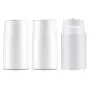 3PCS 50ml/1.7oz White Disposable Plastic Airless Vacuum Pump Press Bottle Empty Refillable Makeup Emulsion Travel Container Storage Pots Jars Vials Dispenser 3PCS 50ml/1.7oz White Disposable Plastic Airless Vacuum Pump Press Bottle Empty Refillable Makeup Emulsion Travel Container Storage Pots Jars Vials Dispenser