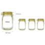 Food Storage Mason Jar Zipper Bags Reusable Snack Saver Bag (M 4pcs)