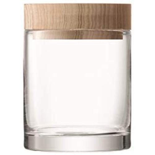 LSA International Lotta Container & Ash Lid, 5.5", Clear