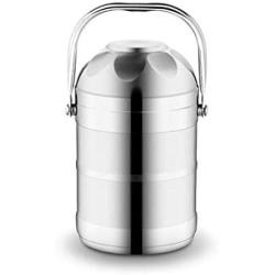 Thermos Food Jar Straight Form Thermos Stainless Food Flask Vacuum Insulated Food Containers (Color : Bowl cover, Size : 2000ml)