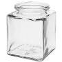 Viva housewares Spice jar Made of Glass with Cork Stopper, usable as Glass Jars and Storage tins for Spices, Salt, etc, Glass, Transparent, 50 ml