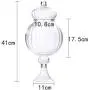HOUSIYU Glass Candy Jar Large Creative Transparent Storage Cookie Jar, Decorative Candy Buffet/Wedding Center Home, 3.6L HOUSIYU Glass Candy Jar Large Creative Transparent Storage Cookie Jar, Decorative Candy Buffet/Wedding Center Home, 3.6L