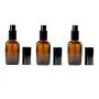 3PCS (50ml/1.7oz) Amber Empty Refillable Square Glass Bottle with Black Pump Press and Lid Lotion Dispenser Vial Portable Travel Cosmetic Packing Storage Containers Jar Pot for Emulsion Essence Serum 3PCS (50ml/1.7oz) Amber Empty Refillable Square Glass Bottle with Black Pump Press and Lid Lotion Dispenser Vial Portable Travel Cosmetic Packing Storage Containers Jar Pot for Emulsion Essence Serum