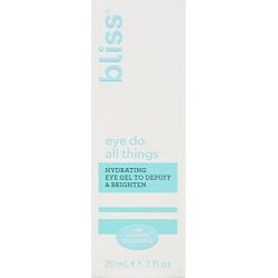 Bliss Eye Do All Things Hydrating Eye Gel Depuff & Brighten Straight-from-the-Spa Paraben Free, Cruelty Free 0.7 fl oz