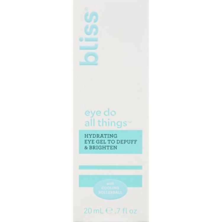 bliss Eye Do All Things Hydrating Eye Gel Depuff & Brighten  Straight-from-the-Spa Paraben Free, Cruelty Free 0.7 fl oz