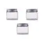 Bouteilles vides transparentes réutilisables 3 pièces de 200 ml/6,67 oz avec capuchons en aluminium – étuis de rangement pour crème, lotion, maquillage, masque facial et pot à pot. Bouteilles vides transparentes réutilisables 3 pièces de 200 ml/6,67 oz avec capuchons en aluminium – étuis de rangement pour crème, lotion, maquillage, masque facial et pot à pot.
