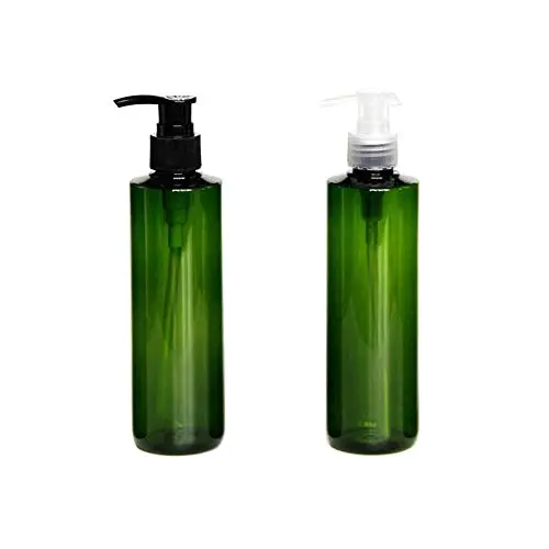 2 PAIRÉS DE Bouteilles Plastiques Vides Vertes de 250ml (8.5oz) avec Bouchon à Piston Couleur – Récipients d'Émulsion, Shampoing, Après-Shampoing, Remplissables, Portables. 2 PAIRÉS DE Bouteilles Plastiques Vides Vertes de 250ml (8.5oz) avec Bouchon à Piston Couleur – Récipients d'Émulsion, Shampoing, Après-Shampoing, Remplissables, Portables.