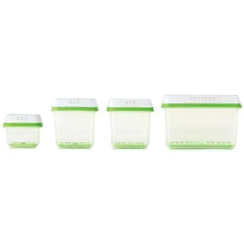 Rubbermaid 2041779 FreshWorks Produce Saver Food Storage Containers, 4 Piece Set Rubbermaid 2041779 FreshWorks Produce Saver Food Storage Containers, 4 Piece Set