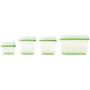 Rubbermaid 2041779 FreshWorks Produce Saver Food Storage Containers, 4 Piece Set